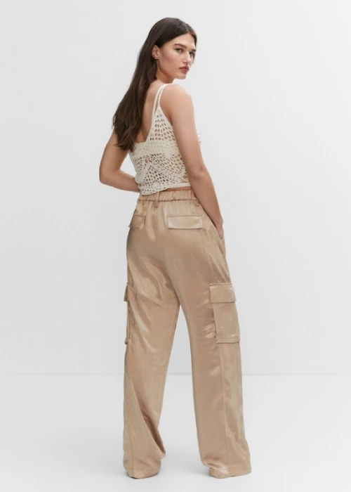 Pantalon Cargo Satinado