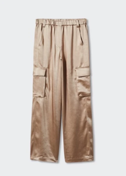 Pantalon Cargo Satinado