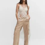 Pantalon Cargo Satinado