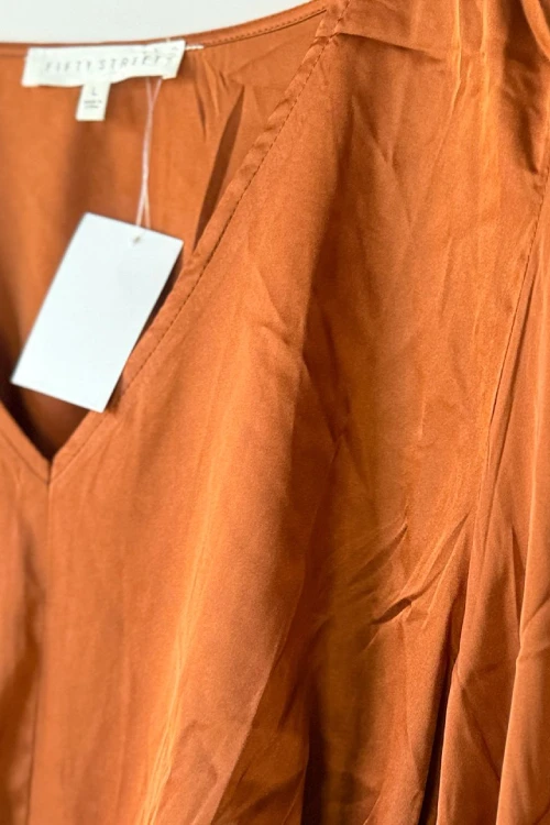 Blusa Oxido Amarre frontal