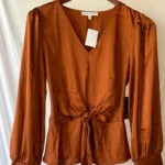 Blusa Oxido Amarre frontal