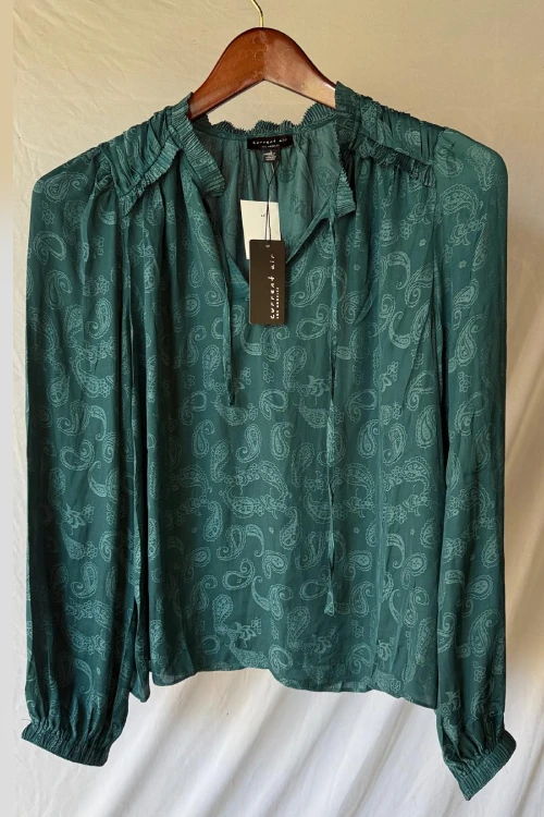 Blusa Estampada c/ tiras