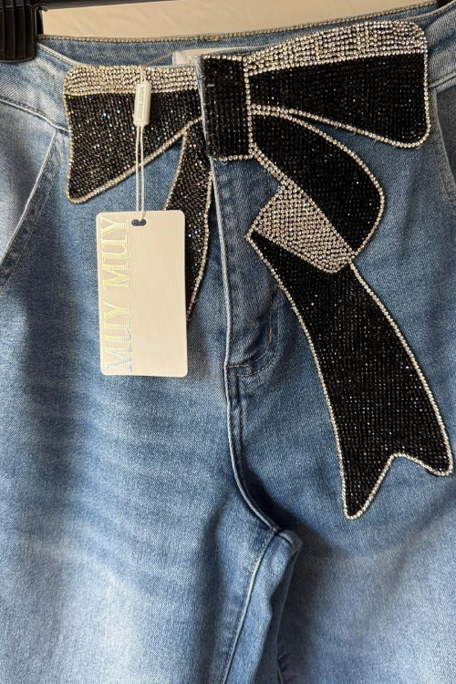 Pantalon Jean con Moño