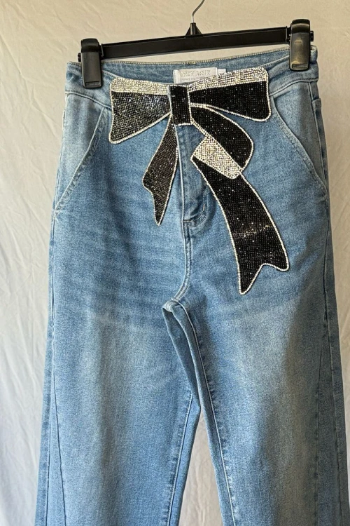 Pantalon Jean con Moño