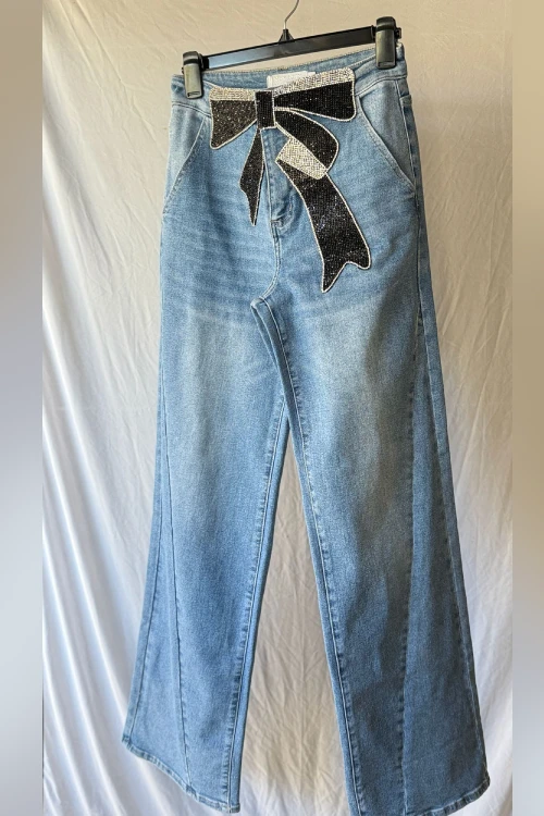 Pantalon Jean con Moño