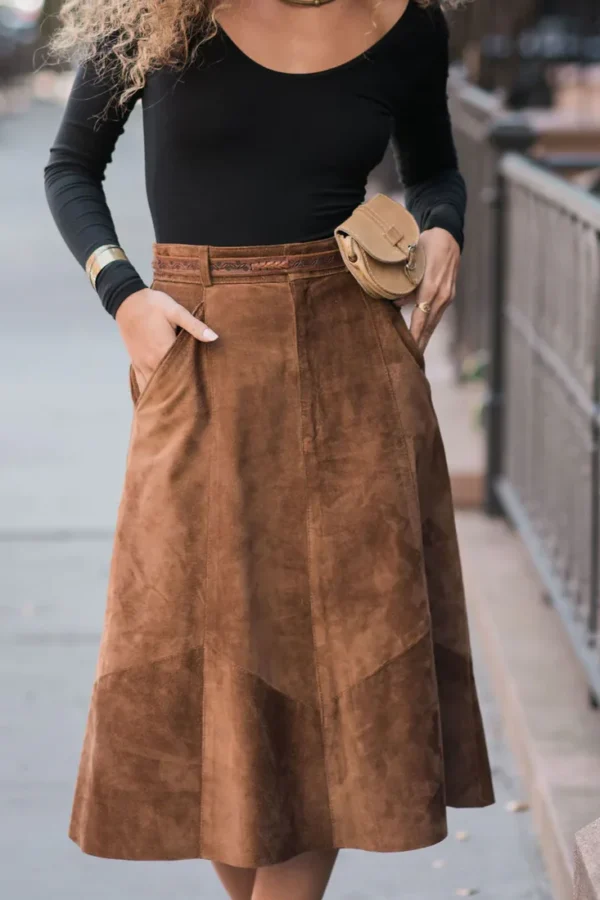 Falda varios Colores Gamuza