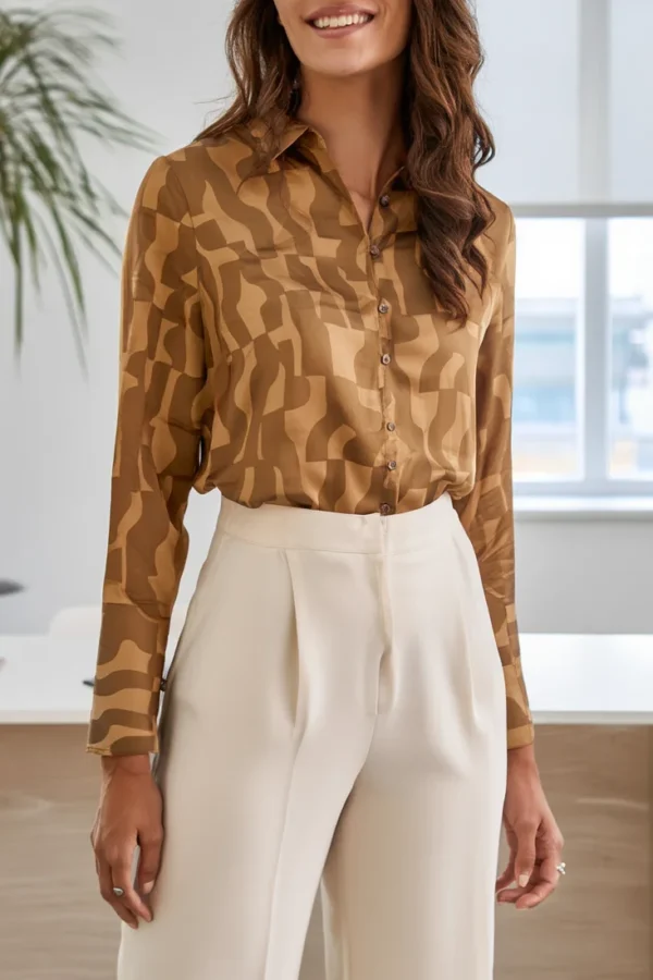 Blusa Estampada Estructural