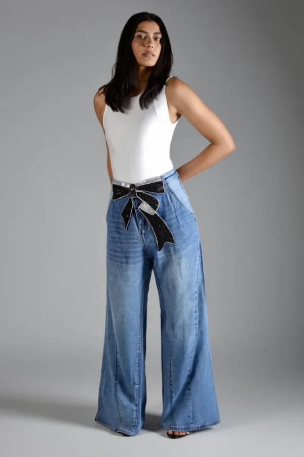 Pantalon Jean con Moño