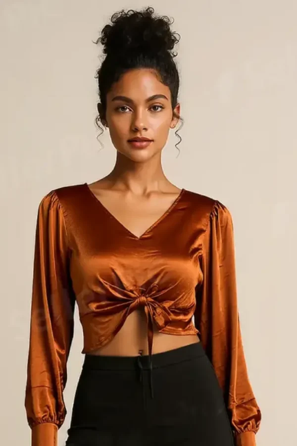 Blusa Oxido Amarre fte