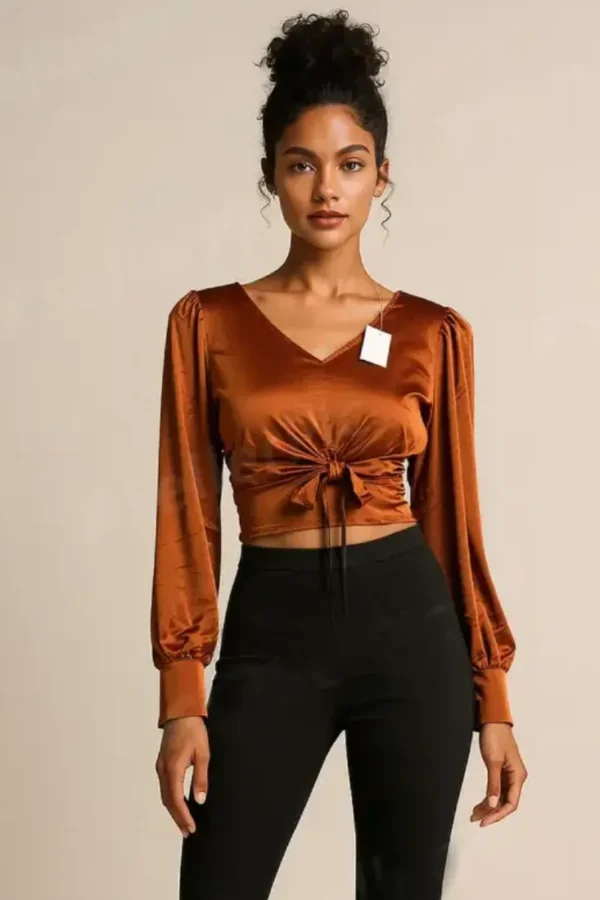 Blusa Oxido Amarre fte