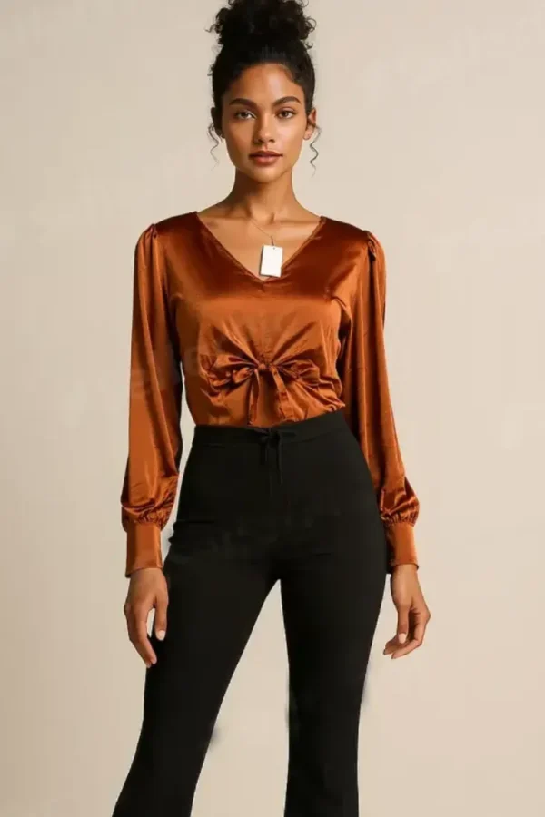 Blusa Oxido Amarre fte