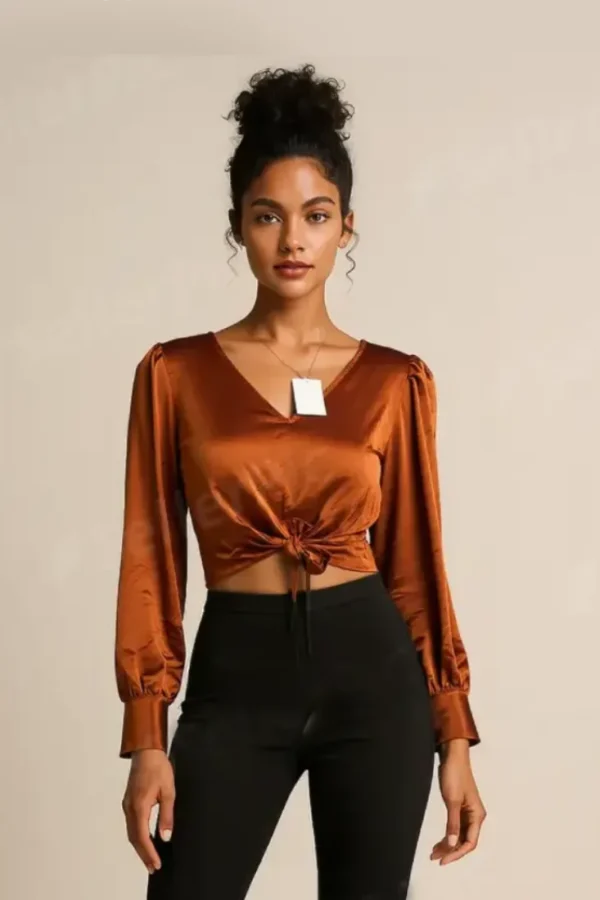 Blusa Oxido Amarre fte