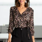 Blusa estampado Leopardo- Blusa Estampada Leopardo