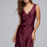 Vestido con Encaje Lisa