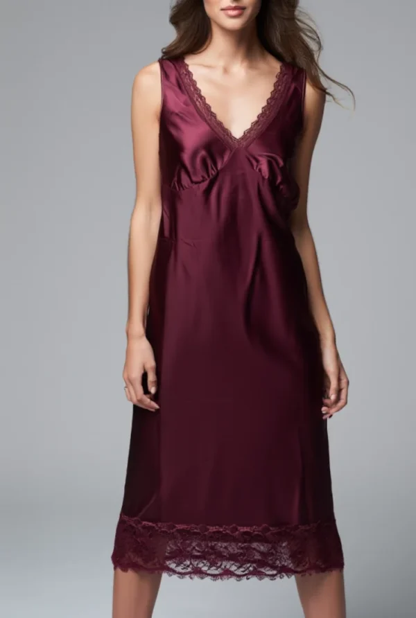 Vestido con Encaje Lisa